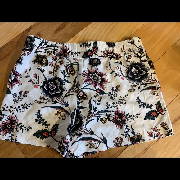 loft floral shorts